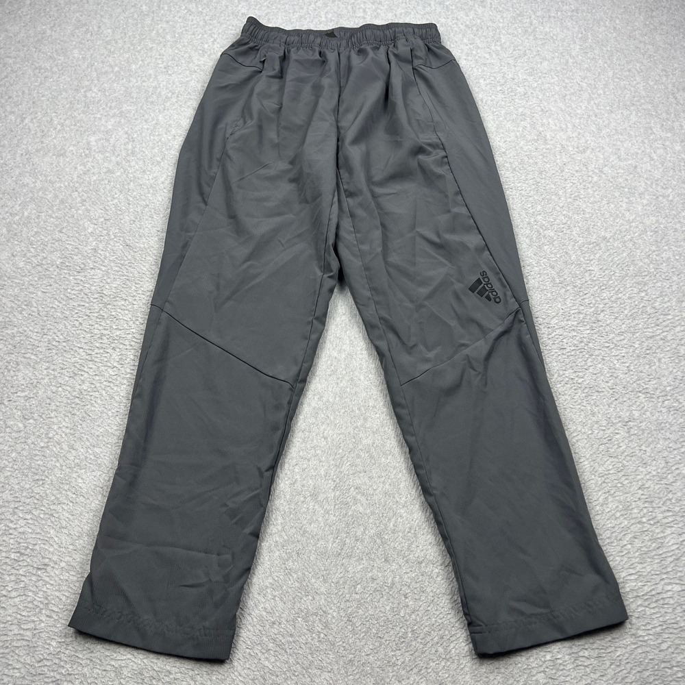 Adidas AEROREADY Training Pants Mens Medium Gray Ripstop Designed for Movement